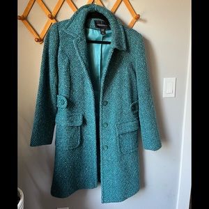 Woman’s Open Front Wool Coat